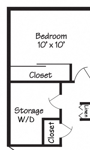 Forest Ridge Two Bedroom One Bathroom Floor Plan Forest Ridge Two Bedroom One Bathroom Floor Plan